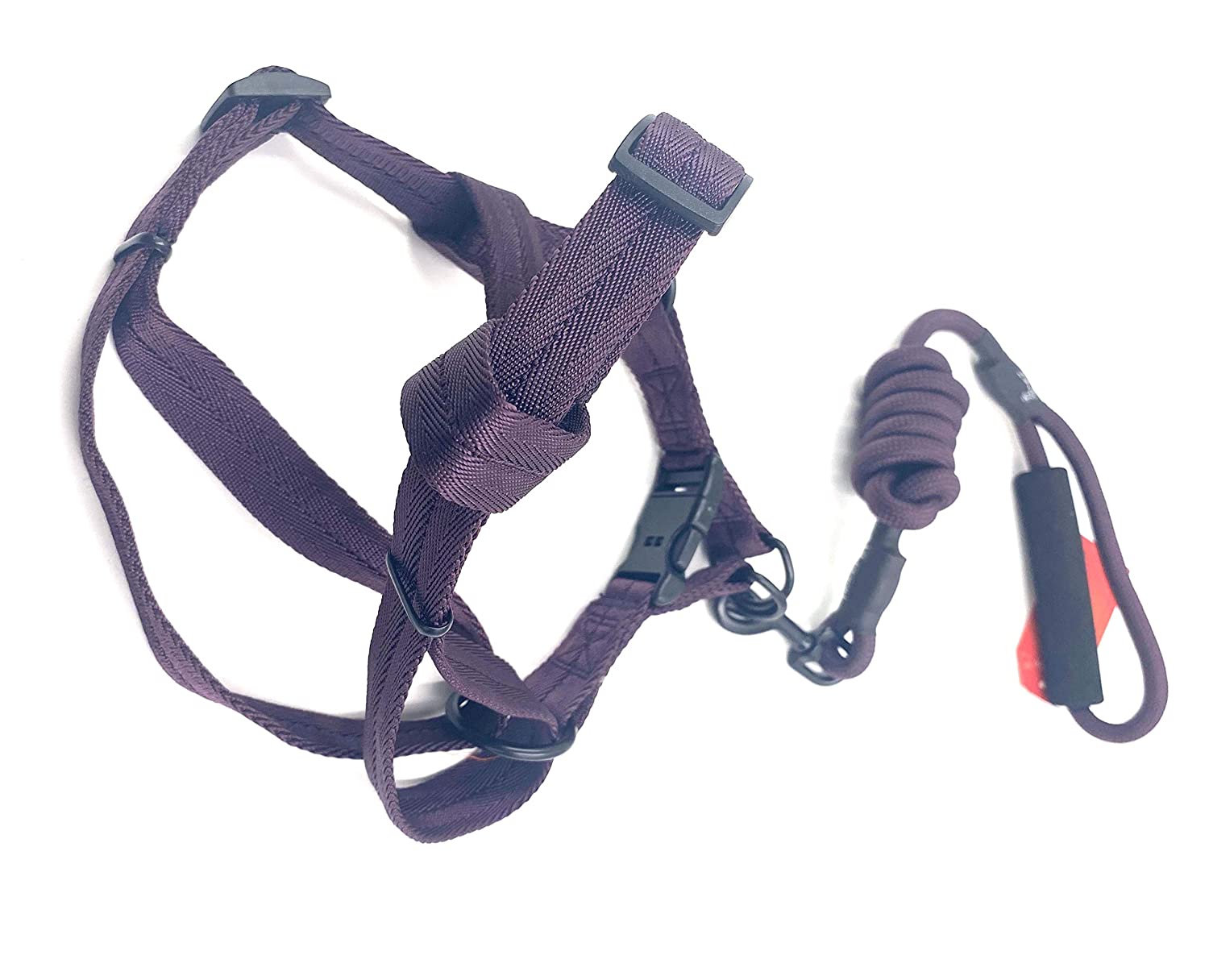 Gorilla pets Dog Harness Powder Coated Metal Hooks (Purple)