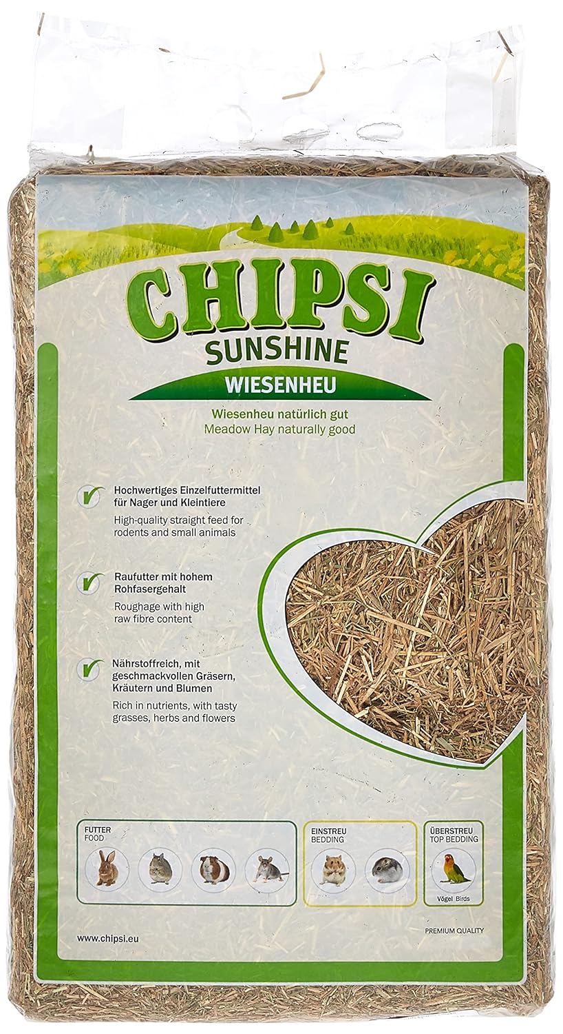 Chipsi Sunshine Meadow Hay for Rodents (1 Kg)